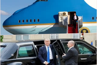 Air Force One and The Beast car, Air Force One and The Beast car news, Air Force One and The Beast car information, Air Force One and The Beast car information news, ಏರ್​ಫೋರ್ಸ್​ ಒನ್ ವಿಮಾನ​ ಮತ್ತು ದಿ ಬೀಸ್ಟ್​ ಕಾರ್​, ಏರ್​ಫೋರ್ಸ್​ ಒನ್ ವಿಮಾನ ಮತ್ತು ದಿ ಬೀಸ್ಟ್​ ಮಾಹಿತಿ, ಏರ್​ಫೋರ್ಸ್​ ಒನ್ ವಿಮಾನ ಮತ್ತು ದಿ ಬೀಸ್ಟ್​ ಮಾಹಿತಿ ಸುದ್ದಿ,