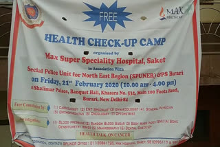 Health Check up camp in burari