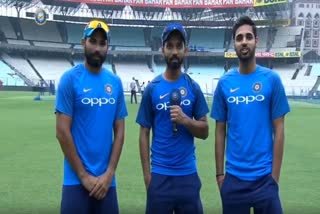 بھارتی ٹیم کے کھلاڑیوں کا صفائی کا پیغام