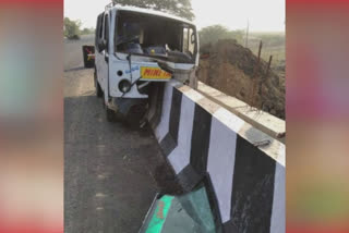 On the way to the temple road accident at atmakur warangal rural district