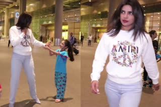 Priyanka Chopra in India to attend a fashion event