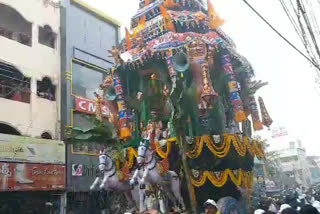 rathotsavam at srikalahasthi