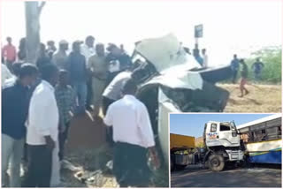 two road accidents in ananatapur dst  people safe vehicles injured