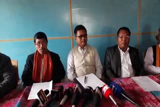 Barma BPCPI president Rangjalu Bosumatari Pressmeet