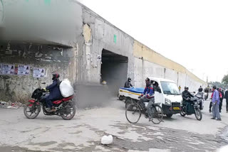 New underpass built in Shastri Park