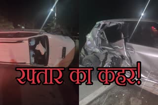 vehicle collided with other vehicles in Sanjauli