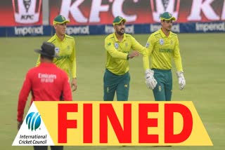 South Africa fined 20 per cent of match fee, SAvsAUS