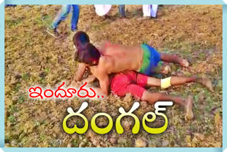 wrestling-competitions-at-chikkadpally-village-in-nizamabad-district