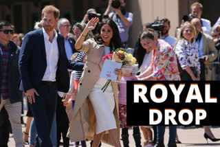 Harry-Meghan's sussex royal brand  Harry-Meghan's sussex royal brand dropped  Harry-Meghan's royal departure  Harry-Meghan leave Royal palace  UK's Prince Harry and his wife Meghan Markle  Royal rift in Britain's royal family  அரச குடும்ப பட்டம் இழப்பு குறித்து ஹாரி-மேகன் அறிக்கை