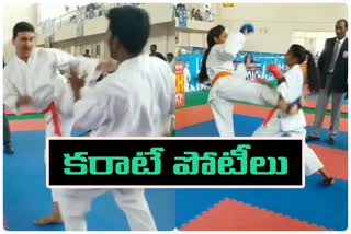 chief minister cup karate competitions in karimnagar