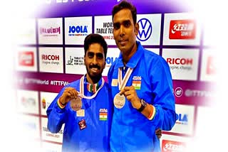 Silver medal for G. Sathiyan and Sharath Kamal in ittf hungarian open