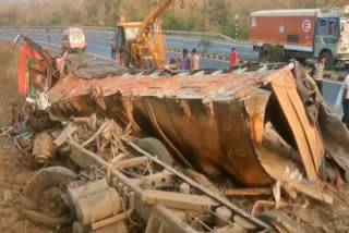 sand truck accident