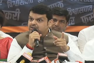 Devendra Fadnavis criticism on Maha Vikas aghadi'