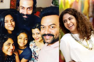 Poornima Indrajith  pritviraj  supriya  Indrajith  Poornima family selfee  ഇന്ദ്രജിത്തിന്‍റെ സകുടുംബം സെൽഫി  പൃഥിരാജ്  ഇന്ദ്രജിത്ത്  പൂർണിമാ ഇന്ദ്രജിത്ത്  സുപ്രിയ മേനോൻ  അലംകൃത