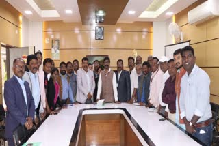 Representatives of Manki Munda Association met CM hemant soren