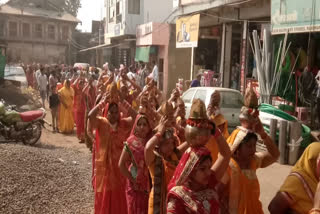 Kalash Yatra taken out in the city before Shivpura