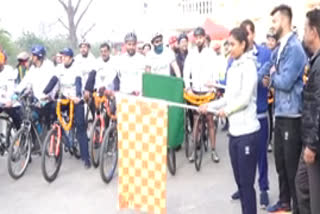 cycle rally organised in una