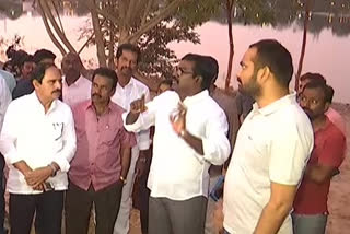 minister-puvvada-ajay-kumar-visited-lakaram-mini-tankbund-in-khammam