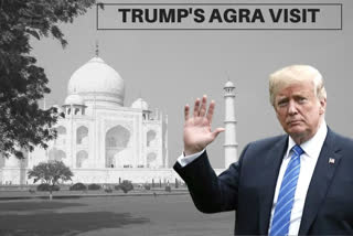 US president Trump, அமெரிக்க அதிபர் ட்ரம்ப் தாஜ் மஹால் வருகை