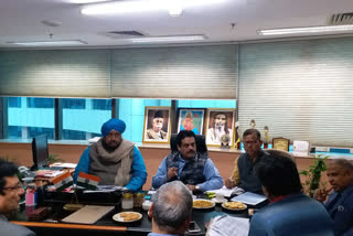 NDMC Mayor holds a meeting with the Labor Organization of the Government of India