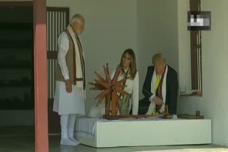 Trump visited Sabarmati ashram
