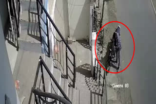 Theft incident was captured in CCTV