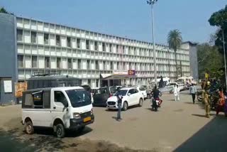 Mahatma Gandhi Hospital in Banswara, multi-story parking, महात्मा गांधी हॉस्पिटल, मल्टी स्टोरी पार्किंग, राजस्थान न्यूज