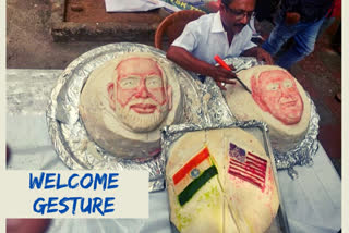 Chennai chef's welcome geasture for Trump, 3 idlis of 107kg