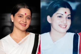 Thalaivi biopic poster  Thalaivi film  jayalalitha  jayalalitha film  jayalalitha biopic  jayalalitha birthaday  Kanagana Ranaut  Rangoli Chanedel  രംഗോലി ചന്ദേൽ  കങ്കണ റണാവത്ത്  ജയലളിതയുടെ ബയോപിക്  ജയലളിത സിനിമ  ജയലളിത  ജയലളിതയുടെ ജന്മദിനം  ജയലളിതയുടെ പിറന്നാൾ  തലൈവി  തലൈവി സിനിമ  തലൈവി പോസ്റ്റർ