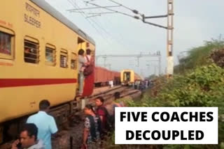 Coaches decoupled, close shave for Venkatadri Express