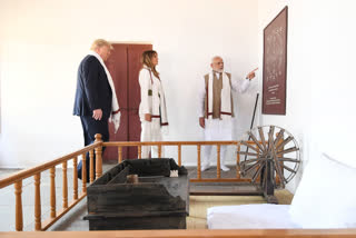 DonaldTrump at Sabarmati Ashram