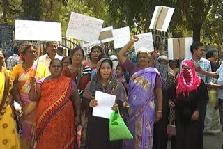 KHAMMAM PEOPLE PROTEST