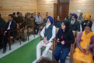 Meeting on Holi fair in Paonta Sahib