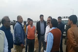 Sanitation and drinking water minister Mithilesh Thakur inspected Hatia water supply and Dhurva dam in Ranchi