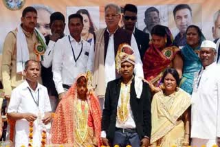 Mass marriage organized under CM Kanya vivah Scheme in raipur