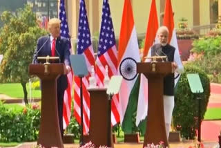 America president Donald Trump, America president Donald Trump India visit, America president Donald Trump India visit live, America president Donald Trump India visit live updates, ಅಮೆರಿಕಾ ಅಧ್ಯಕ್ಷ ಡೊನಾಲ್ಡ್​ ಟ್ರಂಪ್​, ಅಮೆರಿಕಾ ಅಧ್ಯಕ್ಷ ಡೊನಾಲ್ಡ್​ ಟ್ರಂಪ್ ಭಾರತ ಭೇಟಿ, ಅಮೆರಿಕಾ ಅಧ್ಯಕ್ಷ ಡೊನಾಲ್ಡ್​ ಟ್ರಂಪ್ ಭಾರತ ಭೇಟಿ ಲೈವ್​,