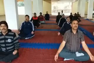 Yoga camp organized in Garhwa