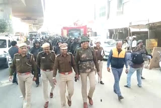 Dwarka police conducts flag march