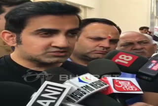 Gambhir reaction on delhi violence