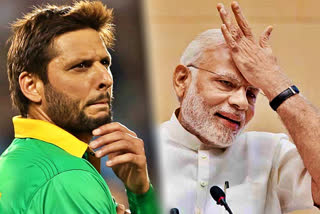 When Modi is in power, India-Pakistan relations cannot improve said shahid afridi