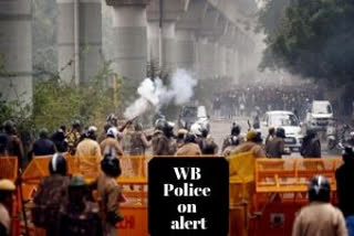 Delhi violence  Delhi violence over CAA  Alret in Kolkata over Delhi violence  WB police on alert  ഡൽഹി കലാപം  ബംഗാളിൽ അതീവ ജാഗ്രത