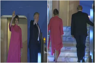 Donald Trump & First Lady Melania Trump depart