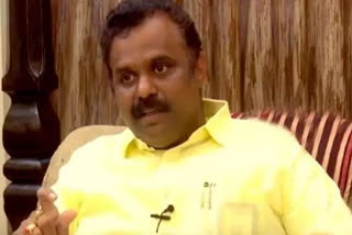 tdp mla angani sathyaprasad fired on ycp govt