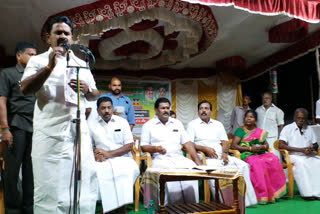 minister kamaraj in thiruvarur jayalalaithaa birthday celebration