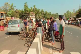 Road widening is a problem for villagers