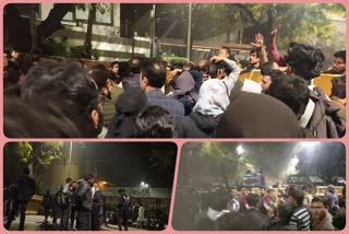 JNU and Jamia students besiege house of CM Arvind Kejriwal Police action