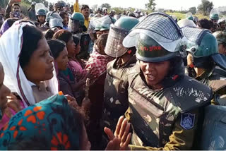 villagers Opposing kharmer dam