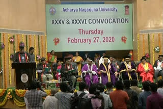 acharaya  nagarjuna 35, 36th Anniversary Convocation