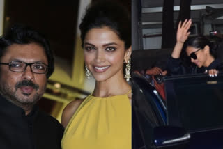 Deepika spotted at Bhansali's office