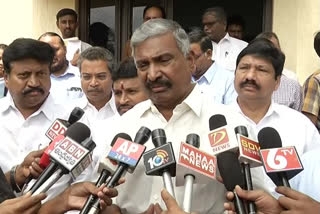 minister peddi reddy on chandra  babu tour